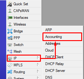 menu accounting